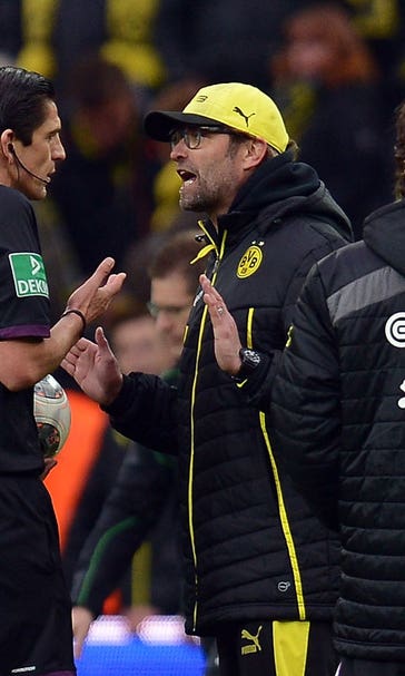 Dortmund coach Klopp fined for dismissal at Monchengladbach